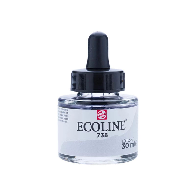 Talens Ecoline folyékony akvarell festék, 30 ml - 738, cold grey light