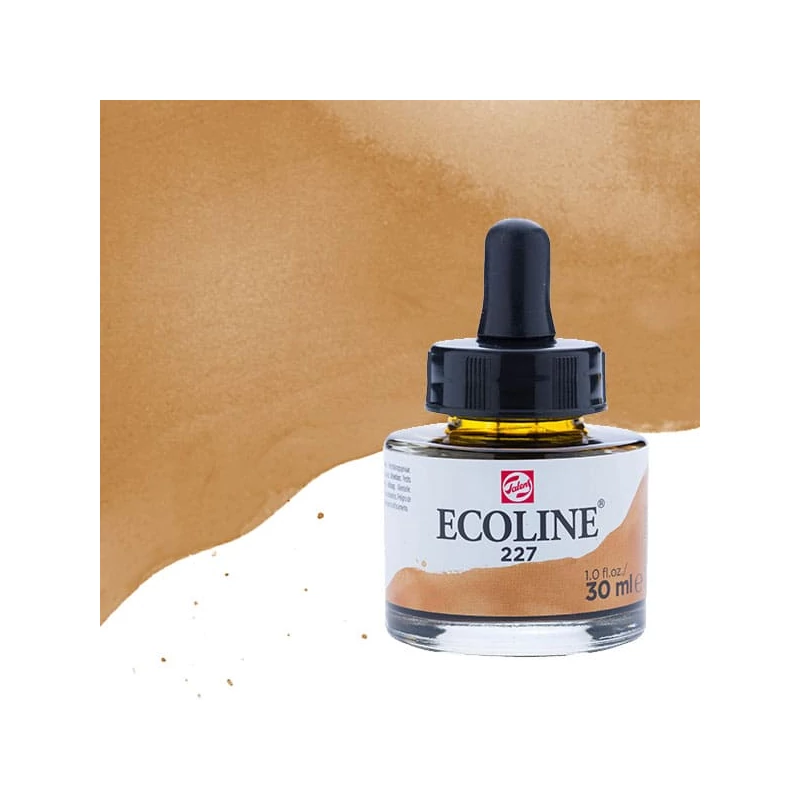 Talens Ecoline folyékony akvarell festék, 30 ml - 227, yellow ochre