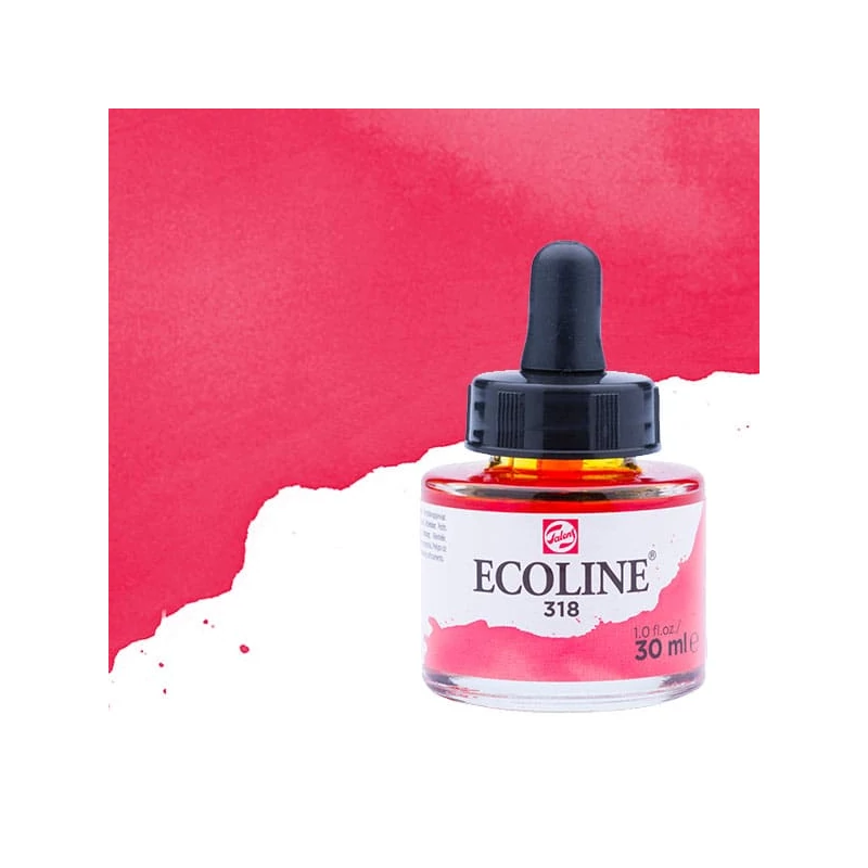 Talens Ecoline folyékony akvarell festék, 30 ml - 318, carmine