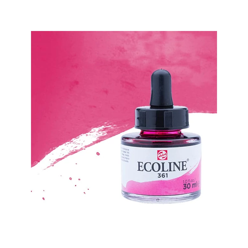 Talens Ecoline folyékony akvarell festék, 30 ml - 361, light rose