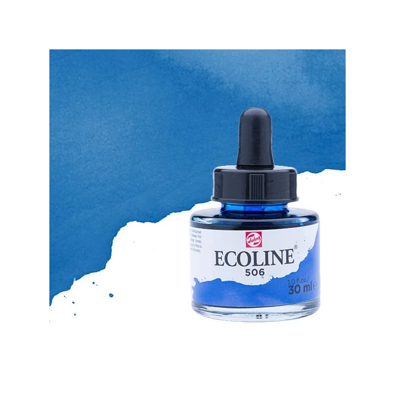 Talens Ecoline folyékony akvarell festék, 30 ml - 506, ultramarine deep