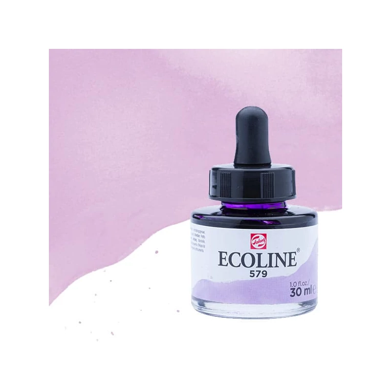 Talens Ecoline folyékony akvarell festék, 30 ml - 579, pastel violet