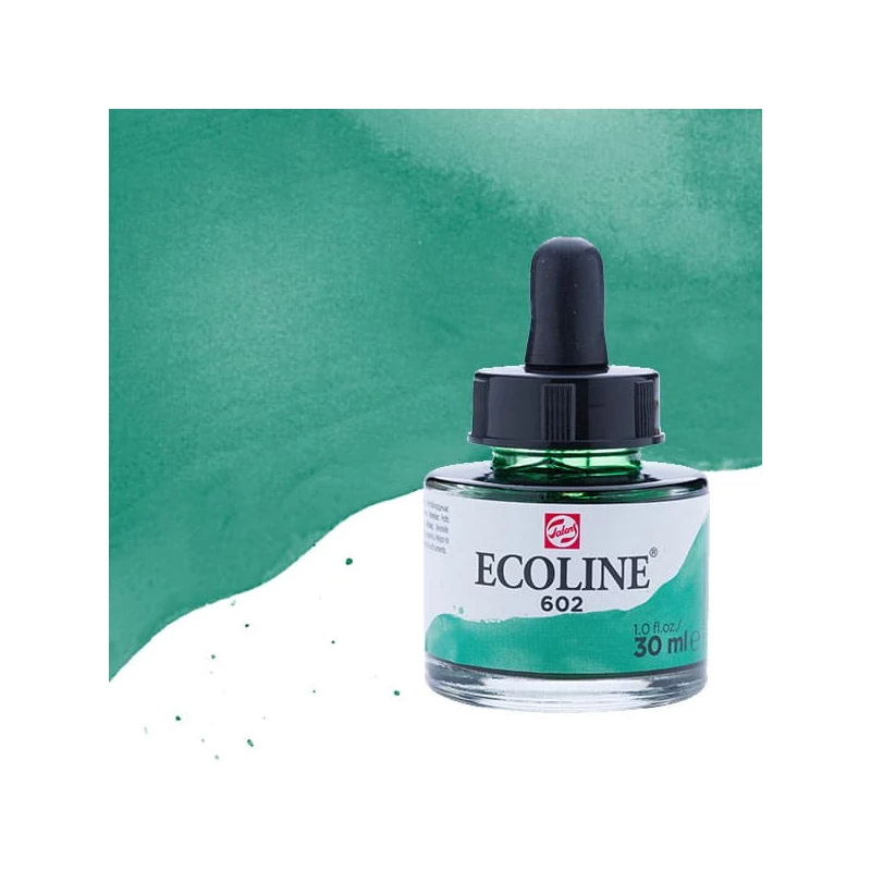 Talens Ecoline folyékony akvarell festék, 30 ml - 602, deep green