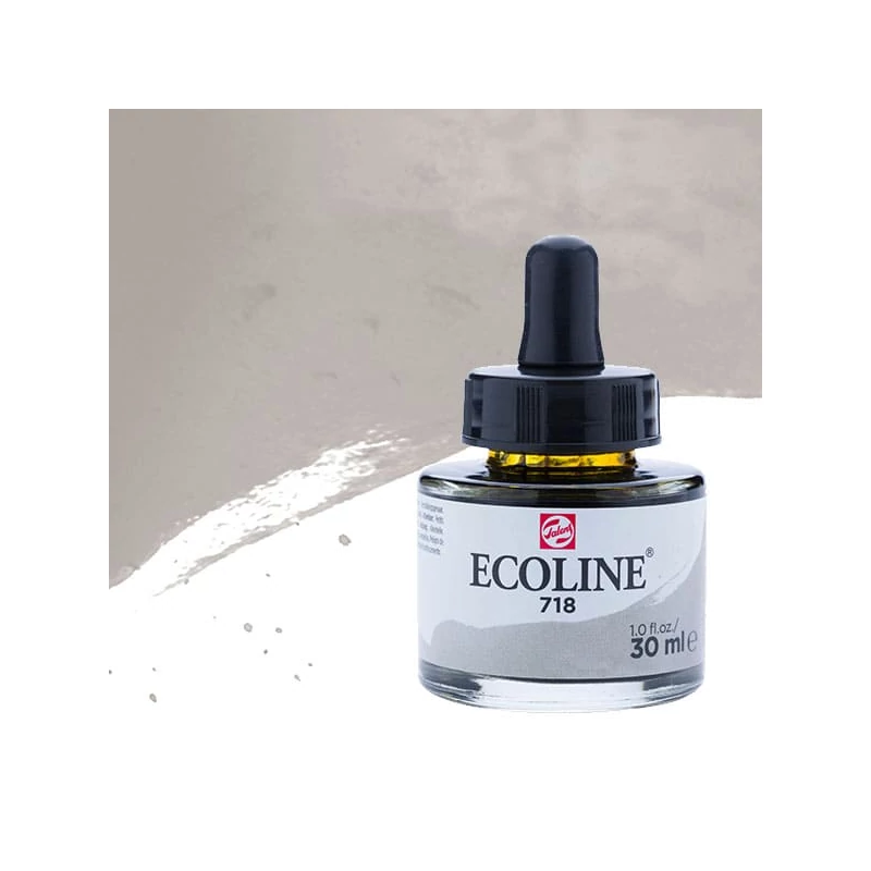 Talens Ecoline folyékony akvarell festék, 30 ml - 718, warm grey