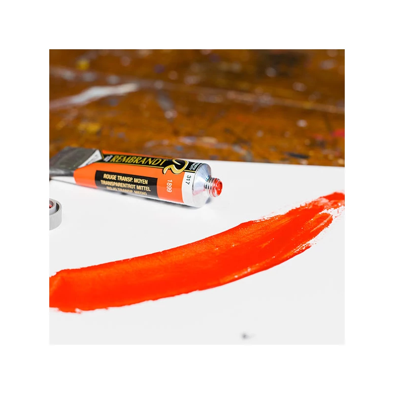 Talens Rembrandt olajfesték, 40 ml - 317, transparent red medium
