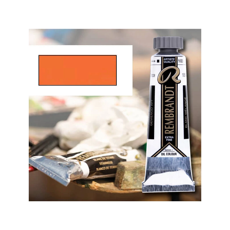 Talens Rembrandt olajfesték, 40 ml - 211, cadmium orange