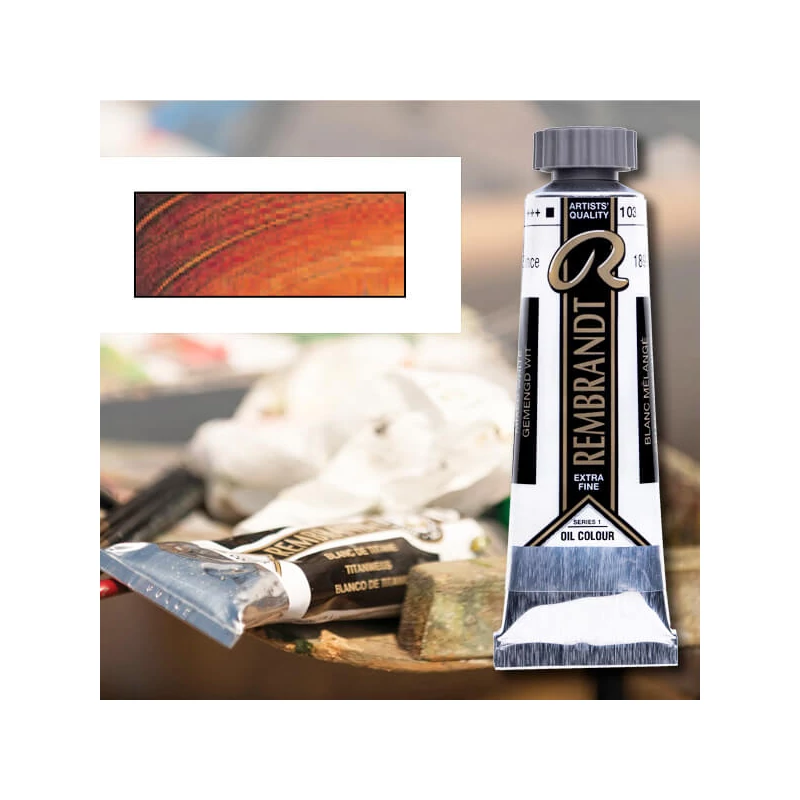 Talens Rembrandt olajfesték, 40 ml - 273, transparent oxide orange