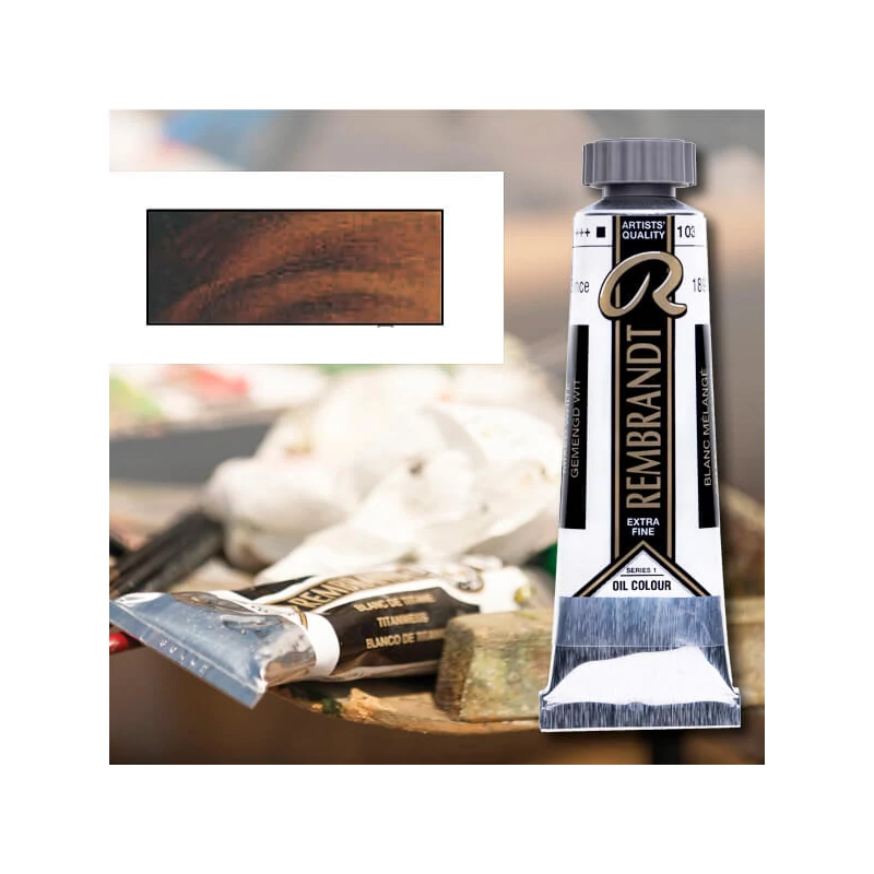 Talens Rembrandt olajfesték, 40 ml - 409, burnt umber