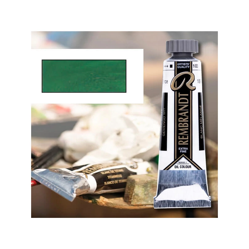 Talens Rembrandt olajfesték, 40 ml - 668, chromium oxide green