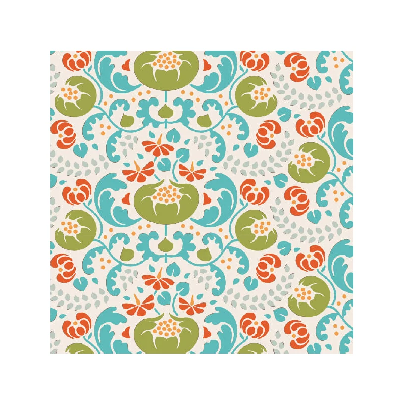 Patchwork anyag - Tilda - Lazy Days Mildred green 100179