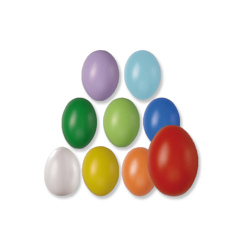 Műanyag tojás 6x4 cm - 28, piros