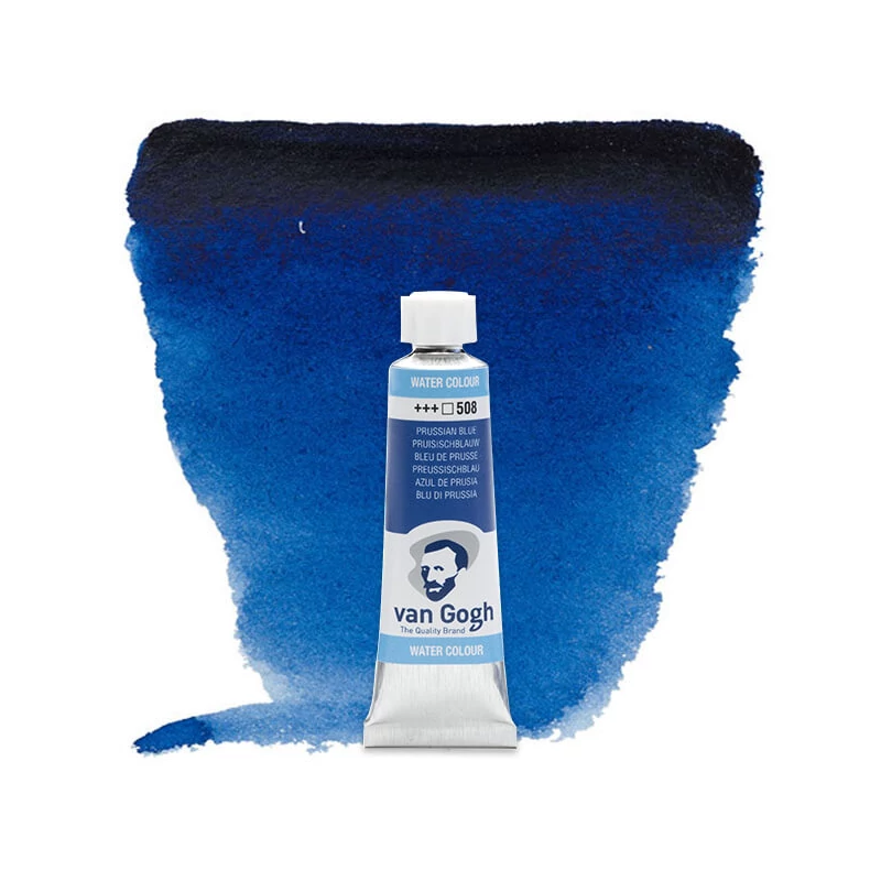 Talens Van Gogh tubusos akvarellfesték, 10 ml - 508, prussian blue