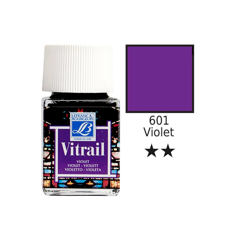 Vitrail gyantaalapú üvegfesték, 50 ml - viola