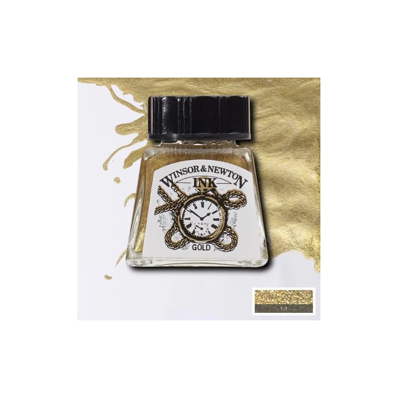 Winsor&Newton tinta, 14 ml - gold