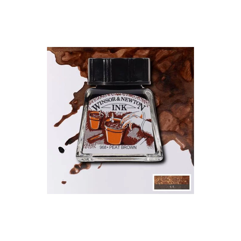 Tinta, W&N, 14 ml, 469, peat brown
