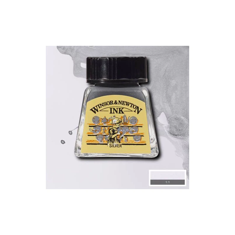 Tinta, W&amp;N, 14 ml, 617, silver