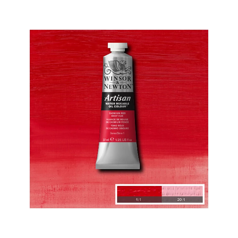 Winsor&Newton Artisan vizes olajfesték, 37 ml - 098, cadmium red deep hue