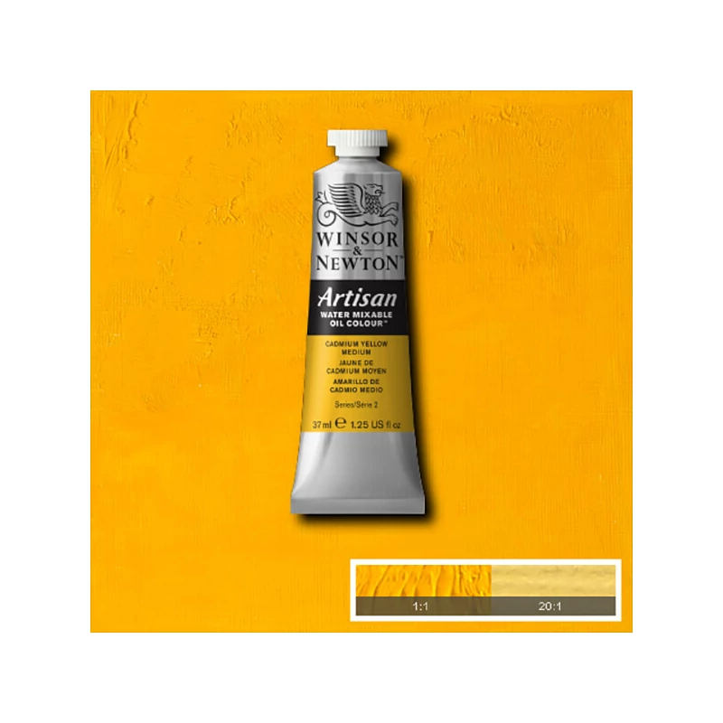 Winsor&Newton Artisan vizes olajfesték, 37 ml - 116, cadmium yellow medium