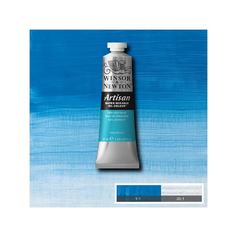 Winsor&Newton Artisan vizes olajfesték, 37 ml - 137, cerulean blue