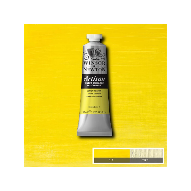 Winsor&Newton Artisan vizes olajfesték, 37 ml - 346, lemon yellow