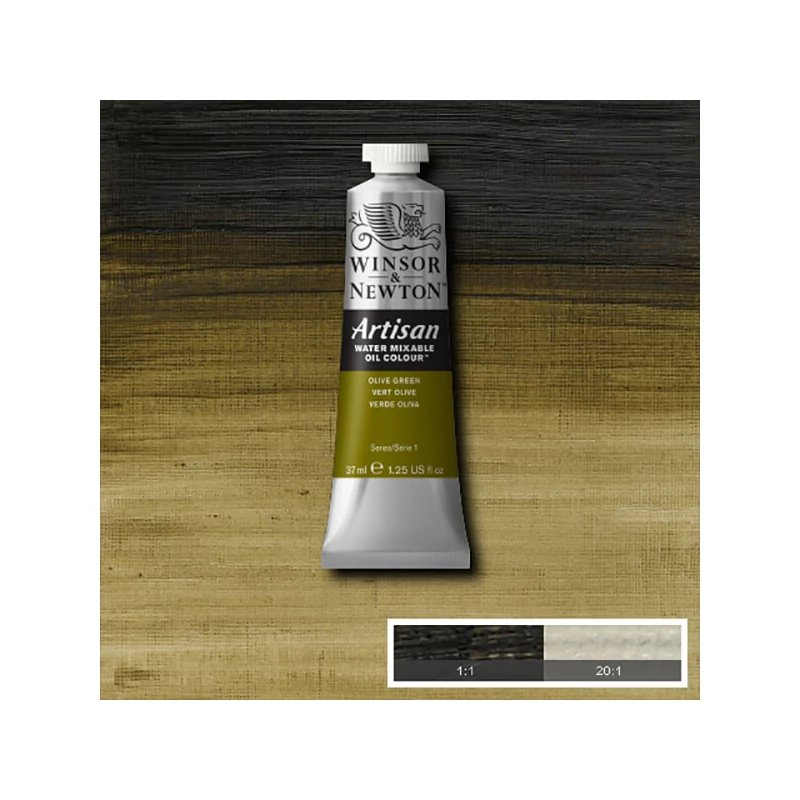 Winsor&Newton Artisan vizes olajfesték, 37 ml - 447, olive green