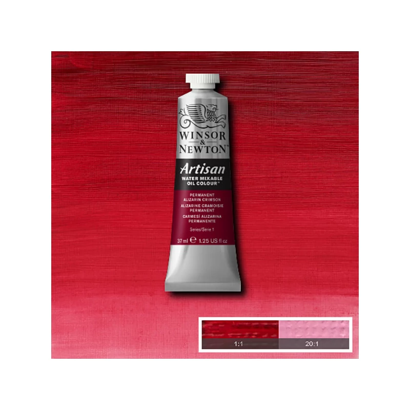 Winsor&Newton Artisan vizes olajfesték, 37 ml - 468, permanent alizarin crimson