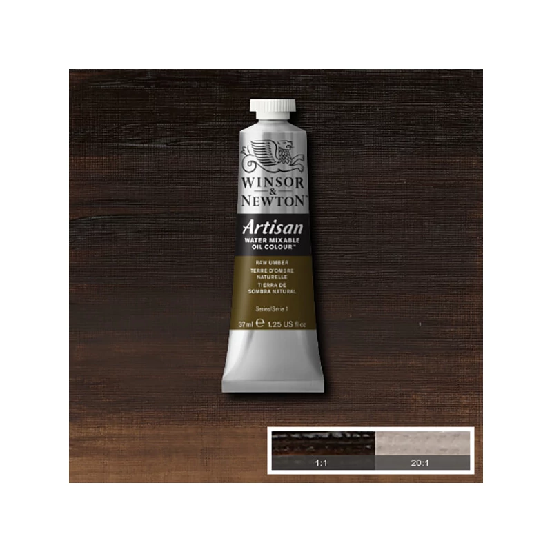 Winsor&Newton Artisan vizes olajfesték, 37 ml - 554, raw umber