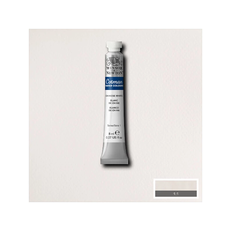 Winsor&Newton Cotman tubusos akvarellfesték, 8 ml - 150, chinese white