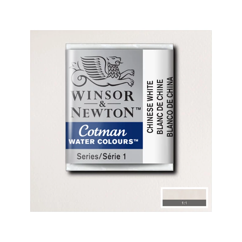 Winsor&Newton Cotman 1/2 szilkés akvarellfesték - 150, chinese white