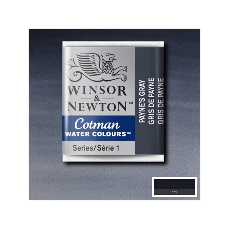 Winsor&Newton Cotman 1/2 szilkés akvarellfesték - 465, payne's gray