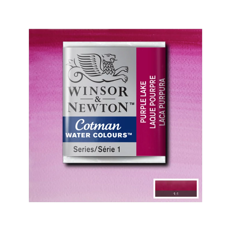 Winsor&Newton Cotman 1/2 szilkés akvarellfesték - 544, purple lake