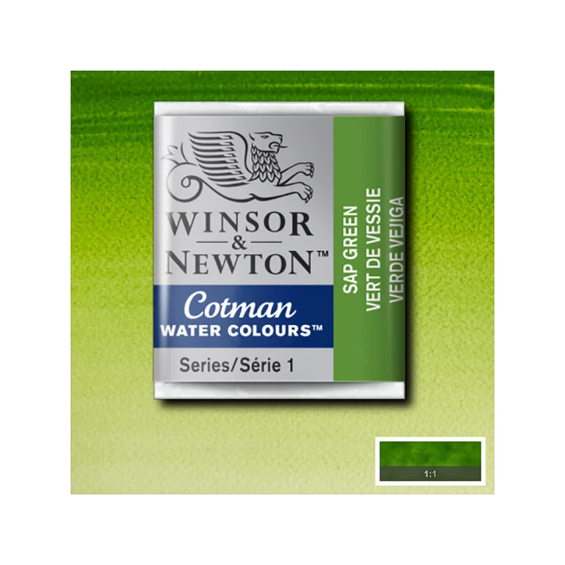 Winsor&Newton Cotman 1/2 szilkés akvarellfesték - 599, sap green