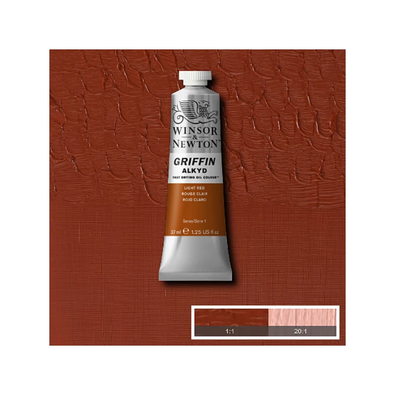 Winsor&Newton Griffin alkyd olajfesték, 37 ml - 362, light red