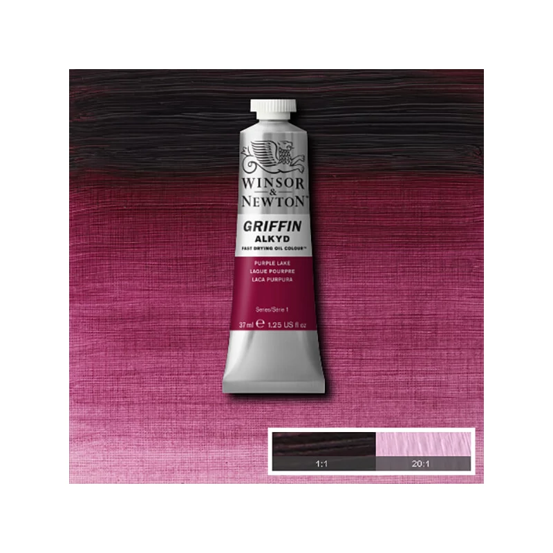 Winsor&Newton Griffin alkyd olajfesték, 37 ml - 544, purple lake