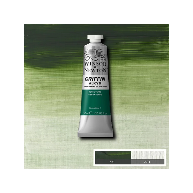 Winsor&Newton Griffin alkyd olajfesték, 37 ml - 637, terre verte