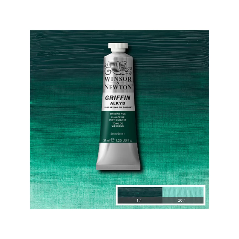 Winsor&Newton Griffin alkyd olajfesték, 37 ml - 696, viridian hue