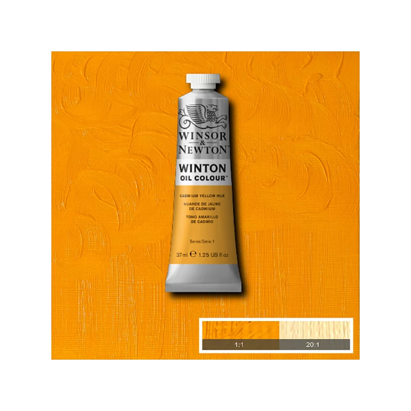 Winsor&Newton Winton olajfesték, 37 ml - 109, cadmium yellow hue