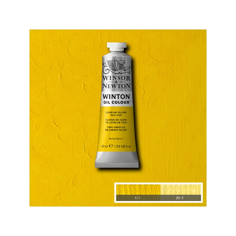 Winsor&Newton Winton olajfesték, 37 ml - 119, cadmium yellow pale hue