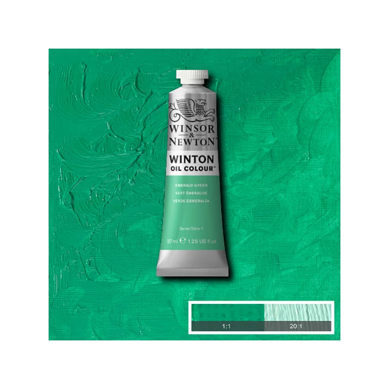 Winsor&Newton Winton olajfesték, 37 ml - 241, emerald green