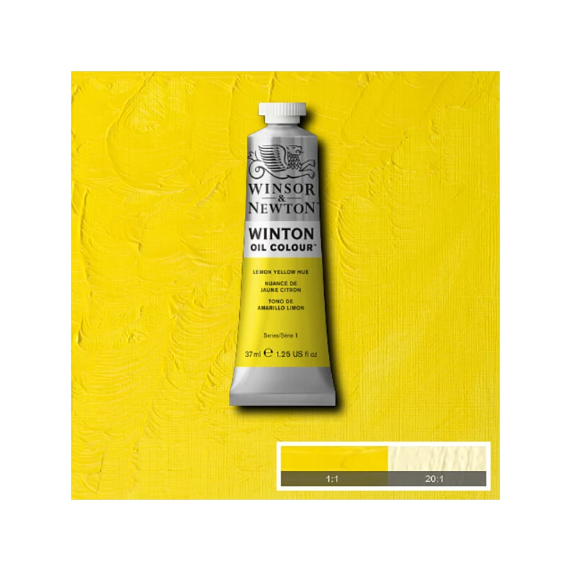 Winsor&Newton Winton olajfesték, 37 ml - 346, lemon yellow hue