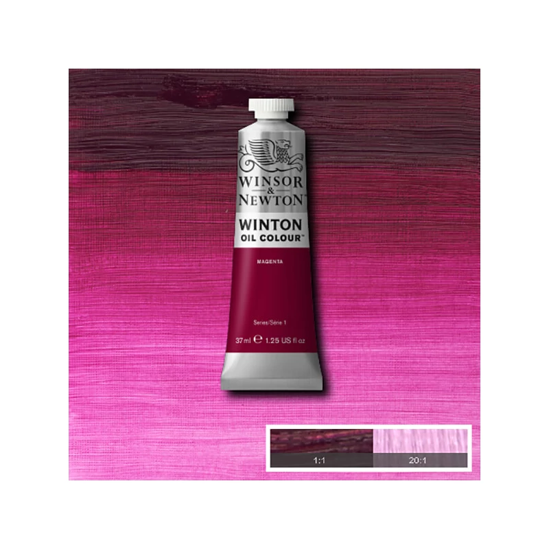 Winsor&Newton Winton olajfesték, 37 ml - 380, magenta