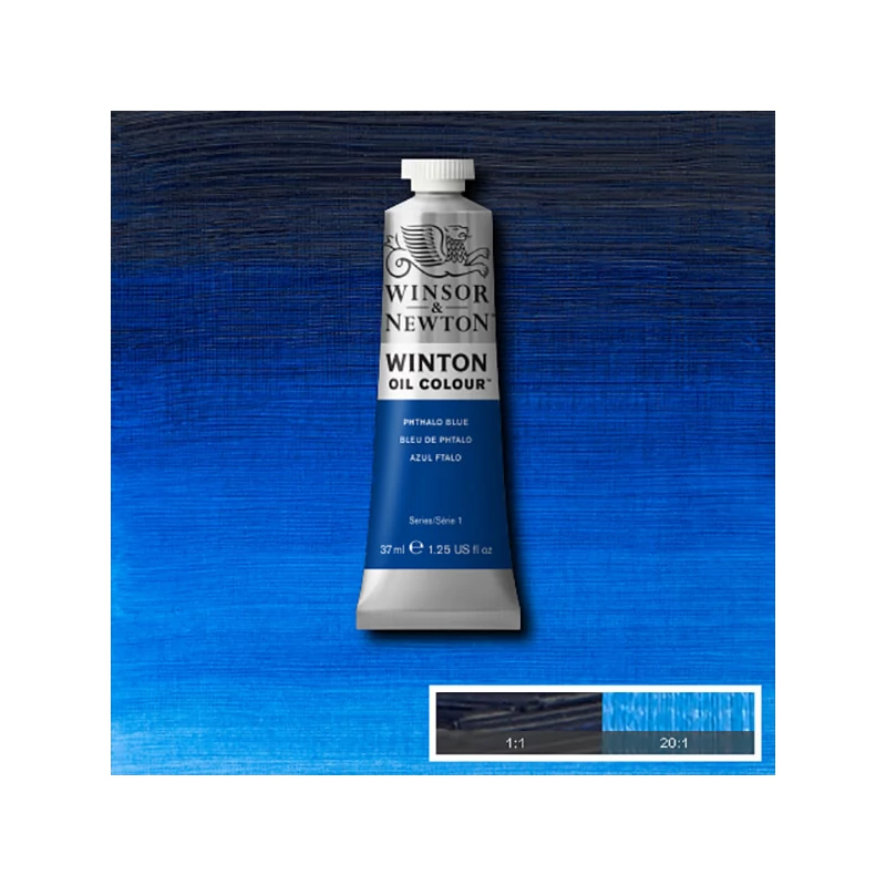 Winsor&Newton Winton olajfesték, 37 ml - 516, phthalo blue