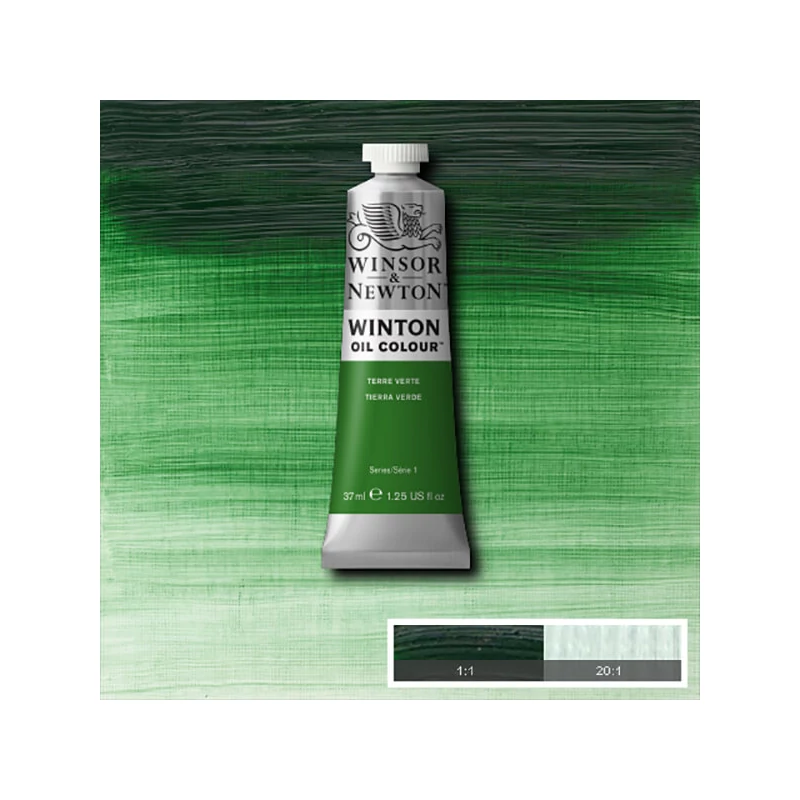 Winsor&Newton Winton olajfesték, 37 ml - 637, terre verte