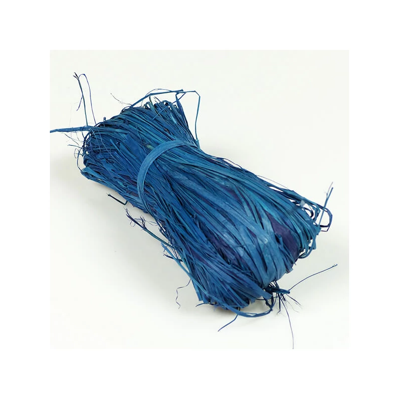 Raffia, 50 g - kék