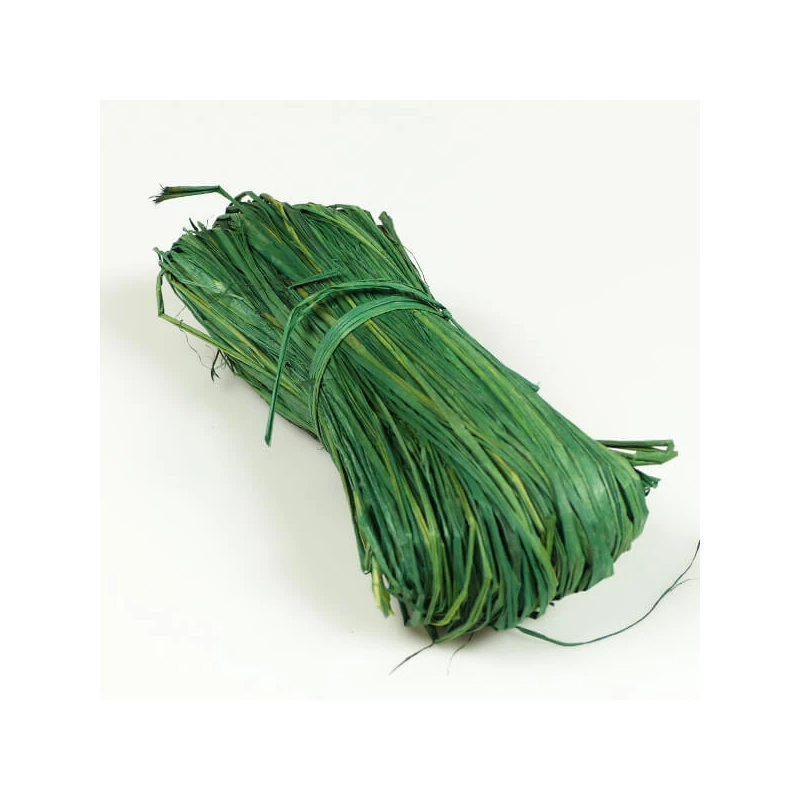 Raffia, 50 g - sötétzöld