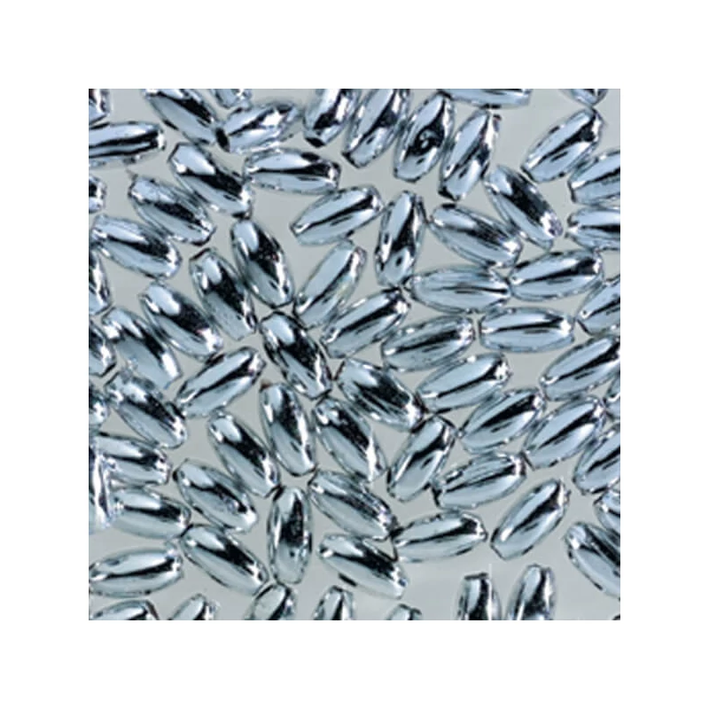 Zabszemgyöngy, 3x6 mm - ezüst