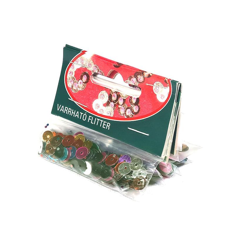 Flitter, varrható, 5x2 g - tarka