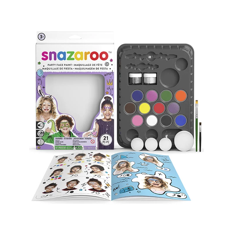 Snazaroo arcfesték készlet - Ultimate party pack