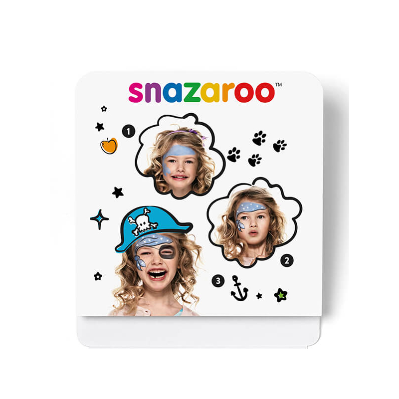 Snazaroo arcfesték készlet, mini - kék kalóz