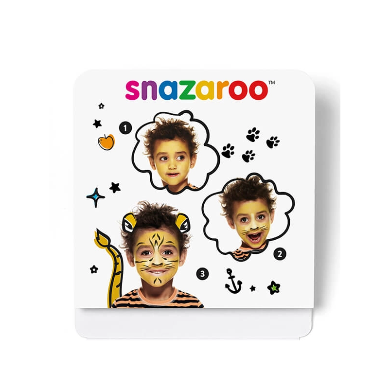 Snazaroo arcfesték készlet, mini - tigris